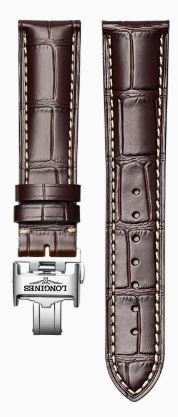 Longines Master Collection Brown Leather Strap